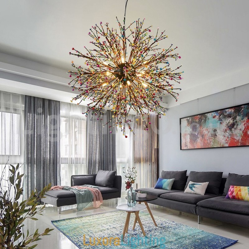 Designer Touch Decorative Nordic Dandelion Chandelier Color Chandelier