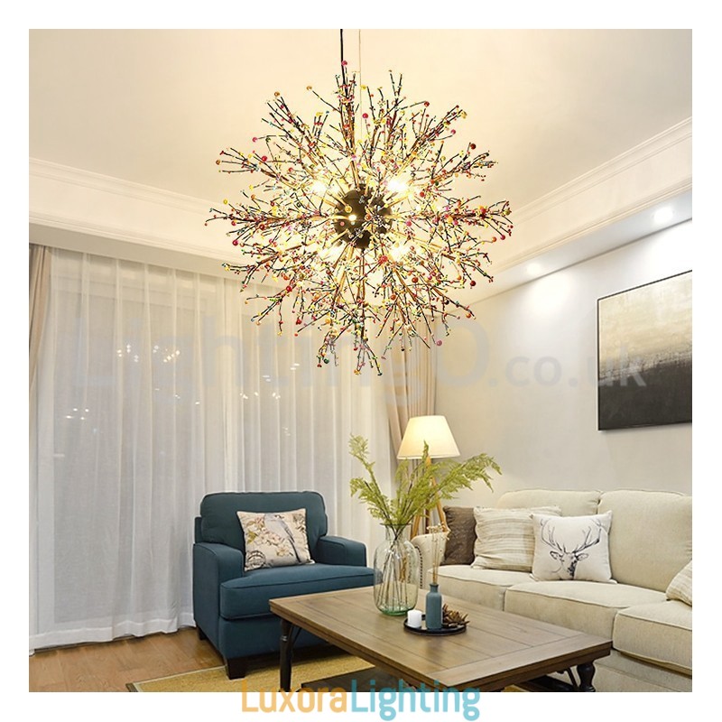 Designer Touch Decorative Nordic Dandelion Chandelier Color Chandelier