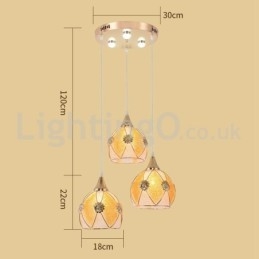 Designer Touch Decorative Cheap 1 Light 3 Lights Modern Pendant Light