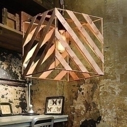 Designer Touch Decorative Retro Iron Lamp Modern Minimalist Industrial Style Chandelier