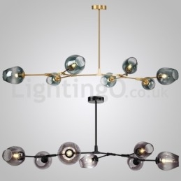 Designer Touch Decorative Nordic Modern Magic Bean Glass Chandelier Molecular Chandelier