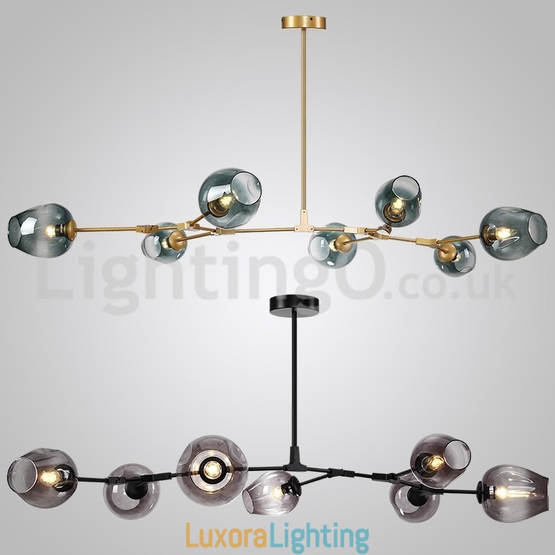 Designer Touch Decorative Nordic Modern Magic Bean Glass Chandelier Molecular Chandelier