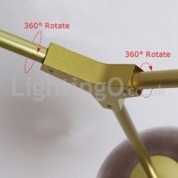 Designer Touch Decorative Nordic Modern Magic Bean Glass Chandelier Molecular Chandelier