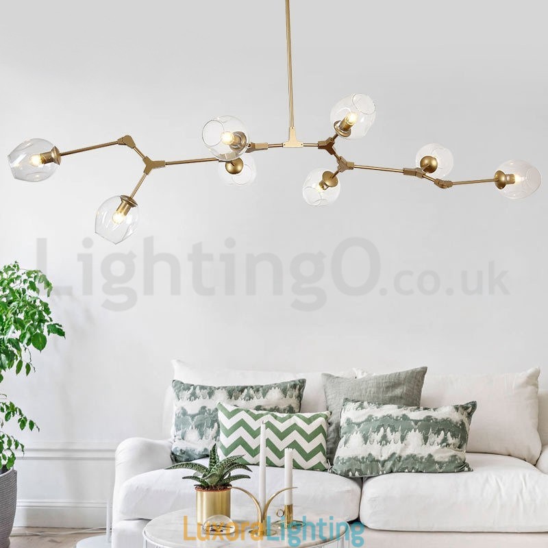 Designer Touch Decorative Nordic Modern Magic Bean Glass Chandelier Molecular Chandelier