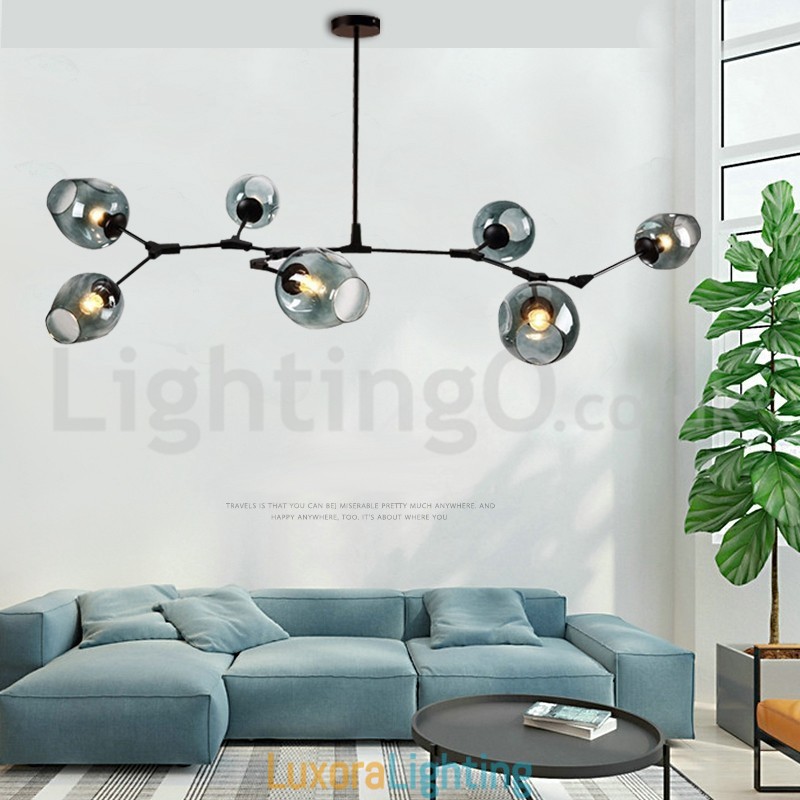 Designer Touch Decorative Nordic Modern Magic Bean Glass Chandelier Molecular Chandelier