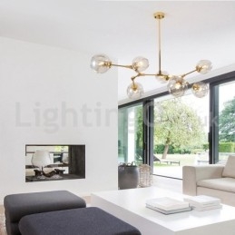 Designer Touch Decorative Nordic Modern Magic Bean Glass Chandelier Molecular Chandelier