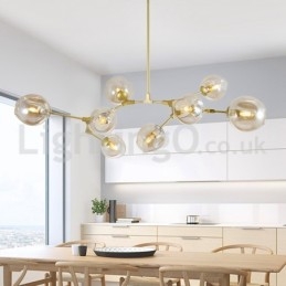 Designer Touch Decorative Nordic Modern Magic Bean Glass Chandelier Molecular Chandelier