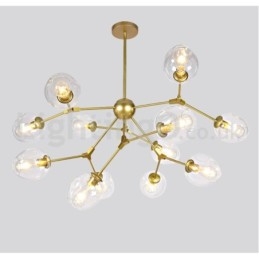 Designer Touch Decorative Nordic Postmodern Molecular Magic Bean Chandelier Cafe