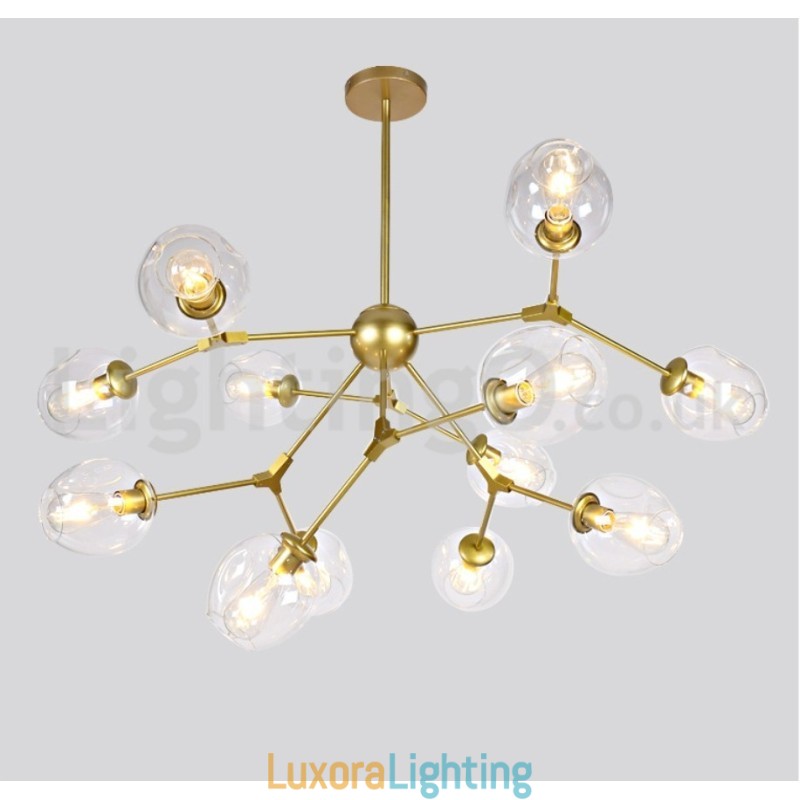 Designer Touch Decorative Nordic Postmodern Molecular Magic Bean Chandelier Cafe