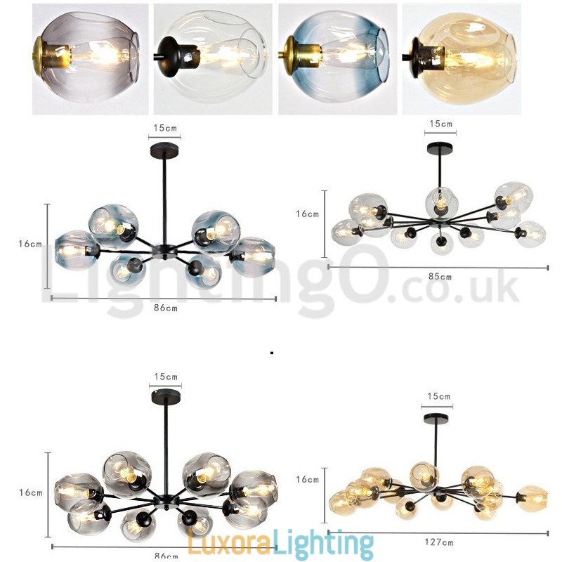 Designer Touch Decorative Nordic Postmodern Molecular Chandelier Magic Bean Chandelier Cafe