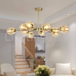 Designer Touch Decorative Nordic Postmodern Molecular Chandelier Magic Bean Chandelier Cafe