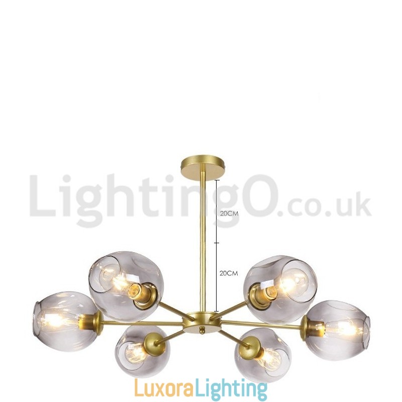 Designer Touch Decorative Nordic Postmodern Molecular Chandelier Magic Bean Chandelier Cafe