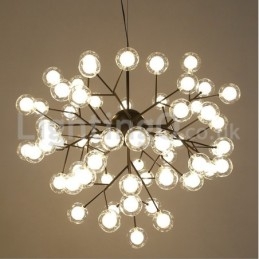 Designer Touch Decorative Nordic Postmodern Molecular Bubble Chandelier Glass Chandelier