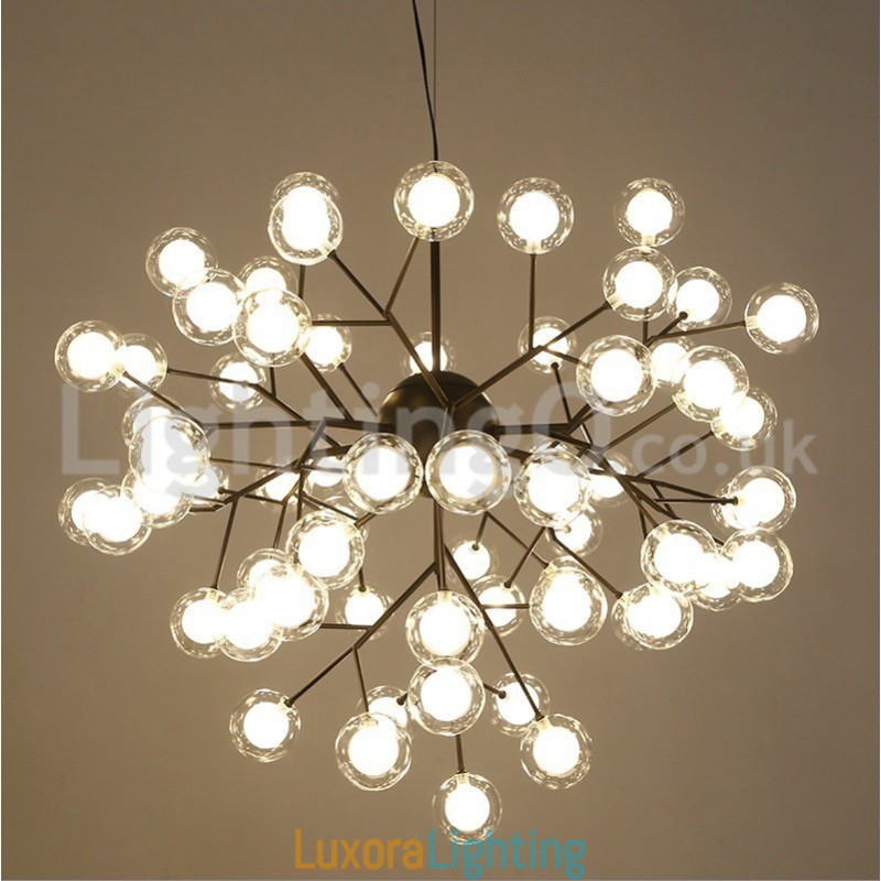 Designer Touch Decorative Nordic Postmodern Molecular Bubble Chandelier Glass Chandelier