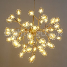 Designer Touch Decorative Nordic Postmodern Molecular Bubble Chandelier Glass Chandelier