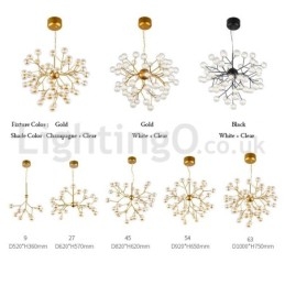 Designer Touch Decorative Nordic Postmodern Molecular Bubble Chandelier Glass Chandelier