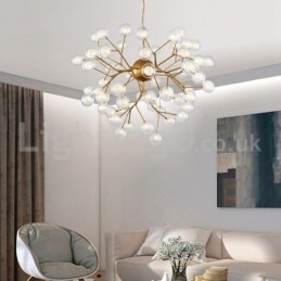 Designer Touch Decorative Nordic Postmodern Molecular Bubble Chandelier Glass Chandelier