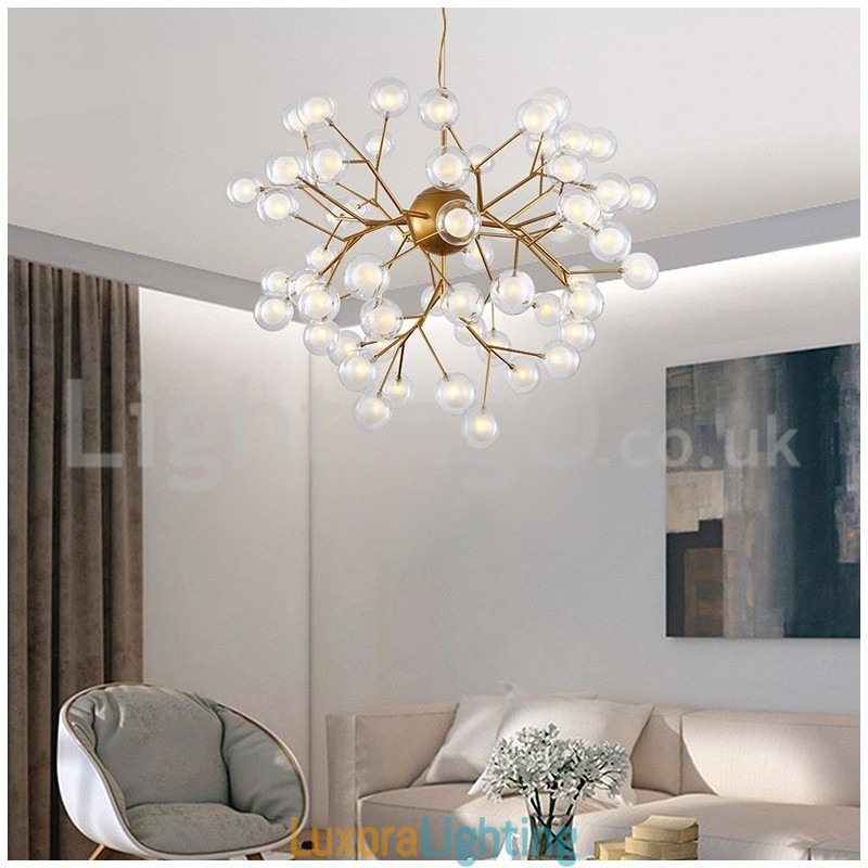 Designer Touch Decorative Nordic Postmodern Molecular Bubble Chandelier Glass Chandelier