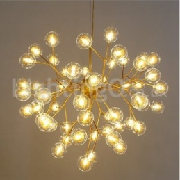 Designer Touch Decorative Nordic Postmodern Molecular Bubble Chandelier Glass Chandelier