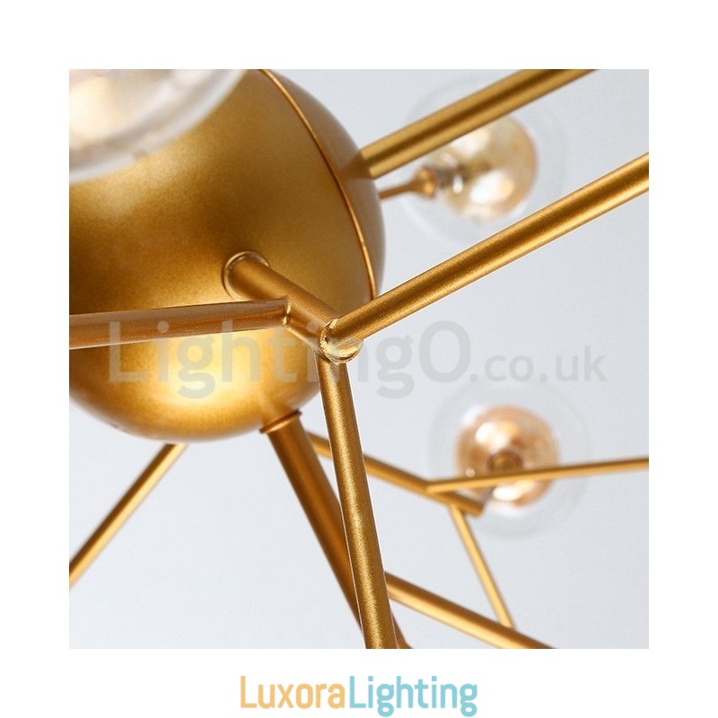 Designer Touch Decorative Nordic Postmodern Molecular Bubble Chandelier Glass Chandelier