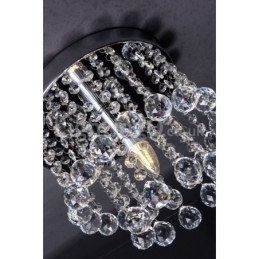Designer Touch Decorative Modern Round Crystal Chandelier Porch Flush Mount Light