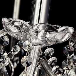 Designer Touch Decorative Candle Featured Luxury 6 Lights Chandelier