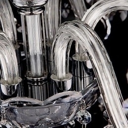 Designer Touch Decorative Candle Featured Luxury 6 Lights Chandelier