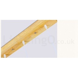 Designer Touch Decorative Wood Modern 1 Light 3 Lights Pendant Light with Fabric Shade