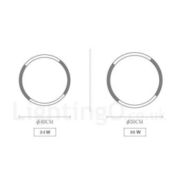 Designer Touch Decorative Ultra thin Multi Colour Round Wood Ceiling Lamp Solid Wood Acrylic Shade Ceiling Lamp Nordic Style