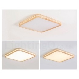 Designer Touch Decorative Ultra thin Round Square Rectangle Wood Ceiling Lamp Solid Wood Acrylic Shade Ceiling Lamp Nordic Style