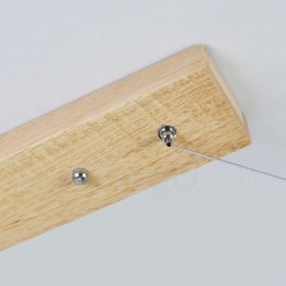Designer Touch Decorative Wood Modern Long Pendant Light