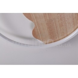 Designer Touch Decorative Dimmable White Cloud Round Wood Ceiling Light Ultrathin Ceiling Lamp Also Can Be Used As Wall Light