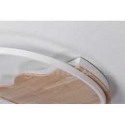 Designer Touch Decorative Dimmable White Cloud Round Wood Ceiling Light Ultrathin Ceiling Lamp Also Can Be Used As Wall Light