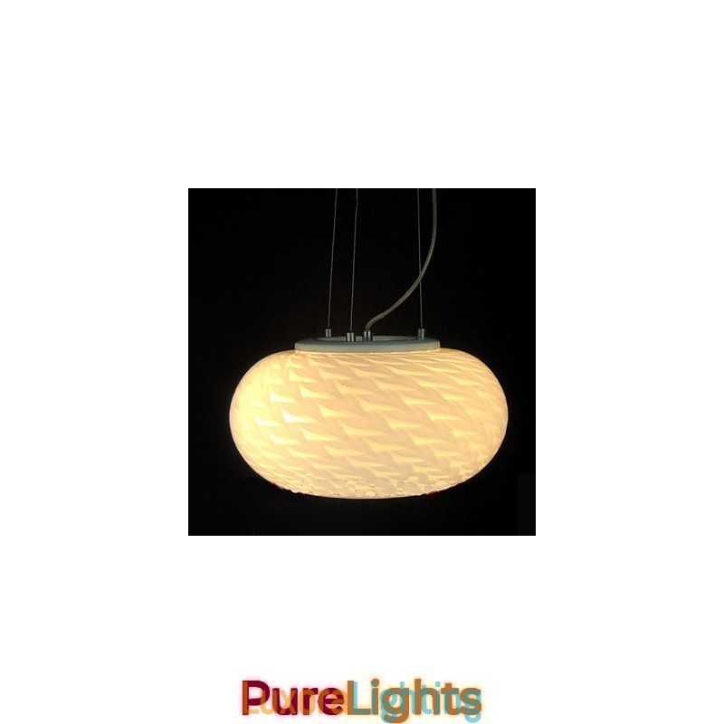 Designer Touch Decorative Modern Minimalist Carved milky White Chandelier lamp