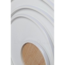 Designer Touch Decorative Dimmable White Rings Wood Ceiling Light Ultrathin Ceiling Lamp Also Can Be Used As Wall Light