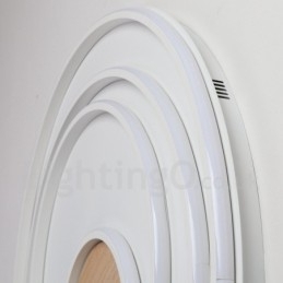 Designer Touch Decorative Dimmable White Rings Wood Ceiling Light Ultrathin Ceiling Lamp Also Can Be Used As Wall Light