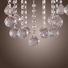 Designer Touch Decorative Chrome Elegant Crystal Candle Chandelier