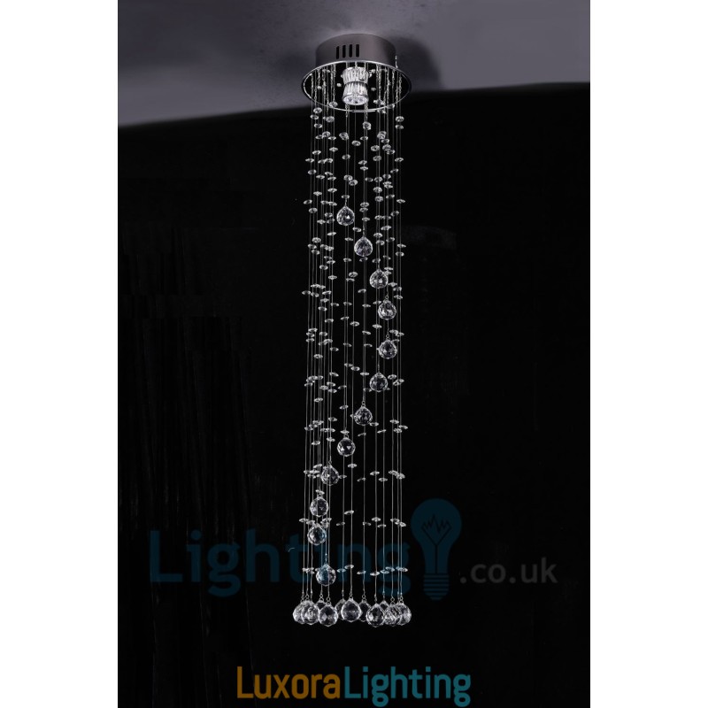 Designer Touch Decorative 1 Light Cheap Modern K9 Crystal Round Flush Mount Ceiling Light