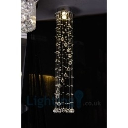 Designer Touch Decorative 1 Light Cheap Modern K9 Crystal Round Flush Mount Ceiling Light