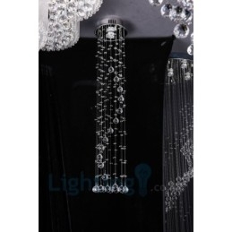 Designer Touch Decorative 1 Light Cheap Modern K9 Crystal Round Flush Mount Ceiling Light