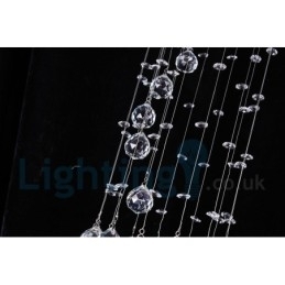 Designer Touch Decorative 1 Light Cheap Modern K9 Crystal Round Flush Mount Ceiling Light