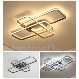 Designer Touch Decorative Modern Comtemporary Alumilium Painting Ceiling Light Flush Mount Light with Remoter Dimmer Also Can Be Used As Wall Light