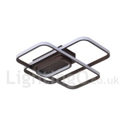 Designer Touch Decorative Modern Comtemporary Alumilium Painting Ceiling Light Flush Mount Light with Remoter Dimmer Also Can Be Used As Wall Light