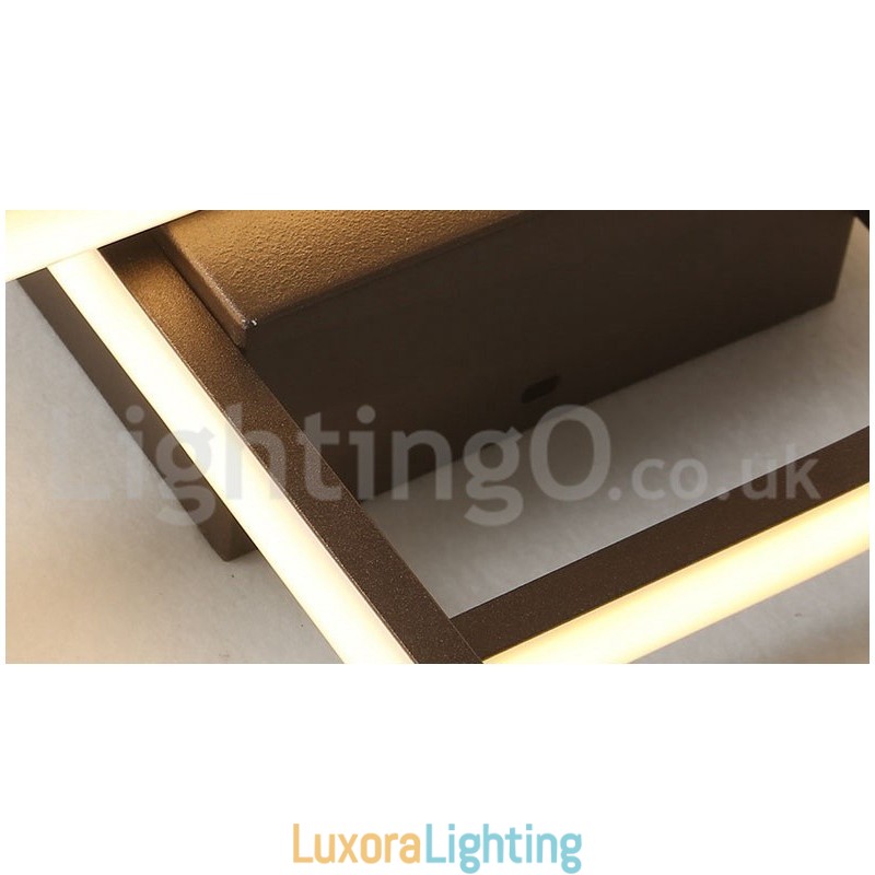 Designer Touch Decorative Modern Comtemporary Alumilium Painting Ceiling Light Flush Mount Light with Remoter Dimmer Also Can Be Used As Wall Light