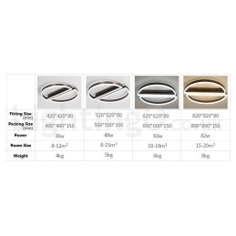 Designer Touch Decorative Round Modern Comtemporary Alumilium Ceiling Light Flush Mount Light with Remoter Dimmer Also Can Be Used As Wall Light