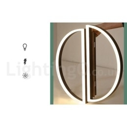 Designer Touch Decorative Round Modern Comtemporary Alumilium Ceiling Light Flush Mount Light with Remoter Dimmer Also Can Be Used As Wall Light