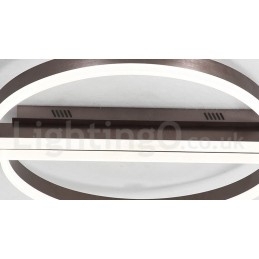 Designer Touch Decorative Round Modern Comtemporary Alumilium Ceiling Light Flush Mount Light with Remoter Dimmer Also Can Be Used As Wall Light