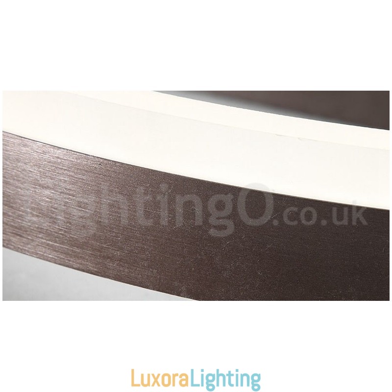 Designer Touch Decorative Round Modern Comtemporary Alumilium Ceiling Light Flush Mount Light with Remoter Dimmer Also Can Be Used As Wall Light