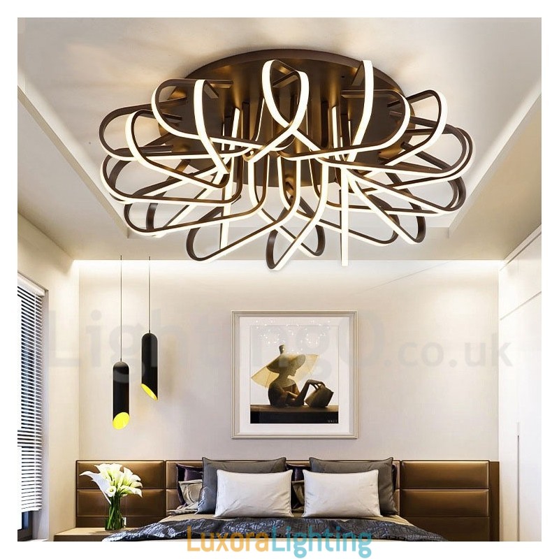 Designer Touch Decorative Bird's Nest Dimmable Modern Comtemporary Alumilium Flush Mount Ceiling Light Also Can Be Used As Wall Light