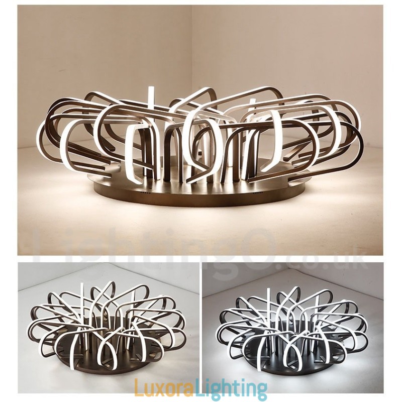 Designer Touch Decorative Bird's Nest Dimmable Modern Comtemporary Alumilium Flush Mount Ceiling Light Also Can Be Used As Wall Light